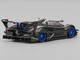 Pagani Zonda Revo Barchetta Carbon with Red White and Blue Stripes 1/64 Diecast Model Car CM Model CM64-ZONDA-RB01