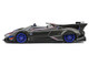 Pagani Zonda Revo Barchetta Carbon with Red White and Blue Stripes 1/64 Diecast Model Car CM Model CM64-ZONDA-RB01