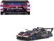 Pagani Zonda Revo Barchetta Carbon with Red White and Blue Stripes 1/64 Diecast Model Car CM Model CM64-ZONDA-RB01