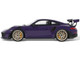 2021 Porsche 911 991 2 GT2 RS Ultraviolet Metallic with Carbon Stripes 1/18 Model Car GT Spirit GT926
