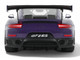 2021 Porsche 911 991 2 GT2 RS Ultraviolet Metallic with Carbon Stripes 1/18 Model Car GT Spirit GT926
