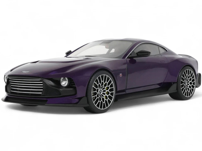 2023 Aston Martin Valour Purple Metallic 1/18 Model Car GT Spirit GT944