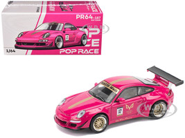 RWB 997 #12 Hotel Ava Pink Metallic 1/64 Diecast Model Car Pop Race PR640187