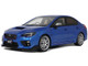 2015 Subaru WRX Sti S207 RHD Right Hand Drive Blue Pearl Metallic Limited Edition to 2000 pieces Worldwide 1/18 Model Car Otto Mobile OT1182