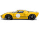 1968 Ford GT40 MK1 Yellow with Black Stripes Competition Series 1/18 Diecast Model Car Solido S1803011
