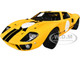 1968 Ford GT40 MK1 Yellow with Black Stripes Competition Series 1/18 Diecast Model Car Solido S1803011 1968 Ford GT40 MK1 Yellow with Black Stripes Competition Series 1/18 Diecast Model Car Solido S1803011