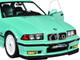 1991 BMW E36 M3 Solido Works Mint Green with Mint Green Interior 1/18 Diecast Model Car Solido S1803916