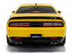 2023 Dodge Challenger SRT Hellcat Redeye Widebody Taxi NYC Hellcab Yellow with Black Hood and Graphics 1/18 Diecast Model Car Solido S1805716