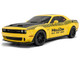 2023 Dodge Challenger SRT Hellcat Redeye Widebody Taxi NYC Hellcab Yellow with Black Hood and Graphics 1/18 Diecast Model Car Solido S1805716