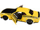 2023 Dodge Challenger SRT Hellcat Redeye Widebody Taxi NYC Hellcab Yellow with Black Hood and Graphics 1/18 Diecast Model Car Solido S1805716