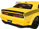 2023 Dodge Challenger SRT Hellcat Redeye Widebody Taxi NYC Hellcab Yellow with Black Hood and Graphics 1/18 Diecast Model Car Solido S1805716