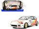 1991 Honda Civic EG6 RHD Right Hand Drive Mugen Racing White with Stripes 1/18 Diecast Model Car Solido S1810404
