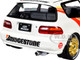 1991 Honda Civic EG6 RHD Right Hand Drive Mugen Racing White with Stripes 1/18 Diecast Model Car Solido S1810404 1991 Honda Civic EG6 RHD Right Hand Drive Mugen Racing White with Stripes 1/18 Diecast Model Car Solido S1810404