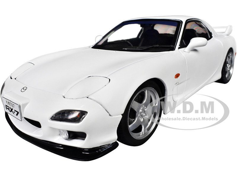 佳*様 Mazda RX-7 (FD3S 2001) ミニカー 2001 Mazda RX7 Type RS (FD3S) RHD (Right Hand Drive) White 1/18