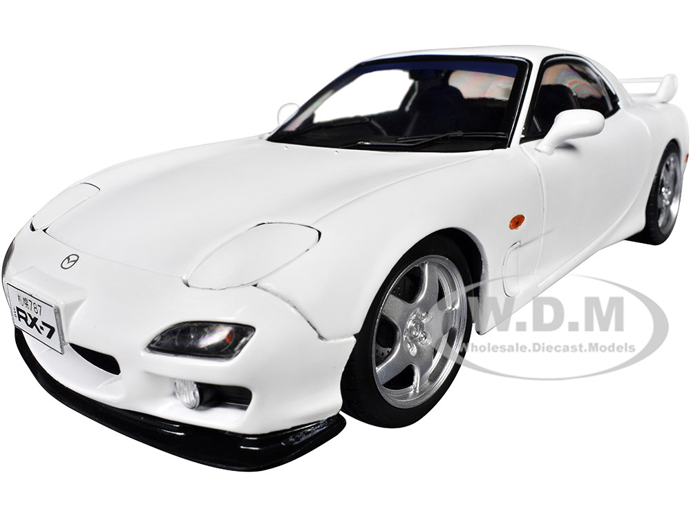 2001 Mazda RX7 Type RS (FD3S) RHD (Right Hand Drive) White 1/18
