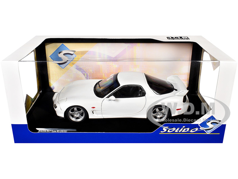 2001 Mazda RX7 Type RS (FD3S) RHD (Right Hand Drive) White 1/18