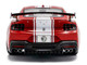 2024 Ford Shelby Mustang Super Snake Race Red with White Stripes 1/18 Diecast Model Car Solido S1813801