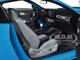 2024 Ford Shelby Mustang Super Snake Grabber Blue Metallic with Black Stripes 1/18 Diecast Model Car Solido S1813802