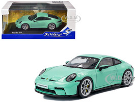 2023 Porsche 911 992 GT3 Touring Mint Green 1/43 Diecast Model Car Solido S4316503