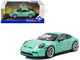 2023 Porsche 911 992 GT3 Touring Mint Green 1/43 Diecast Model Car Solido S4316503