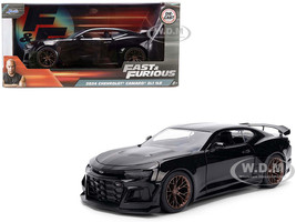 2024 Chevrolet Camaro ZL1 1LE Black Fast X 2023 Movie Fast & Furious Series 1/24 Diecast Model Car Jada 36475