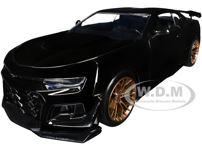 2024 Chevrolet Camaro ZL1 1LE Black Fast X 2023 Movie Fast & Furious Series 1/24 Diecast Model Car Jada 36475