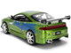 Brian's Mitsubishi Eclipse Green Color Brush Finish with Graphics The Fast and the Furious 2001 Movie Fast & Furious Series 1/24 Diecast Model Car Jada 36817 Brian's Mitsubishi Eclipse Green Color Brush Finish with Graphics The Fast and the Furious 2001 Movie Fast & Furious Series 1/24 Diecast Model Car Jada 36817