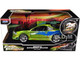 Brian's Mitsubishi Eclipse Green Color Brush Finish with Graphics The Fast and the Furious 2001 Movie Fast & Furious Series 1/24 Diecast Model Car Jada 36817