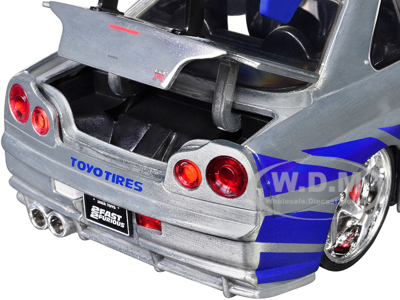 Brian's Nissan Skyline GT-R (R34) RHD (Right Hand Drive) Silver