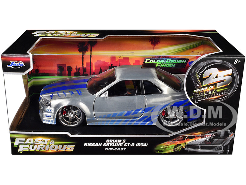 Brian's Nissan Skyline GT-R (R34) RHD (Right Hand Drive) Silver