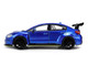 2016 Subaru WRX STI Widebody Blue Metallic JDM Tuners Series 1/24 Diecast Model Car Jada 37491