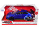 2016 Subaru WRX STI Widebody Blue Metallic JDM Tuners Series 1/24 Diecast Model Car Jada 37491