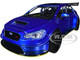 2016 Subaru WRX STI Widebody Blue Metallic JDM Tuners Series 1/24 Diecast Model Car Jada 37491