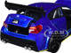2016 Subaru WRX STI Widebody Blue Metallic JDM Tuners Series 1/24 Diecast Model Car Jada 37491