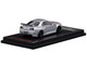 Nissan Skyline GT R BNR34 Z Tune Nismo RHD Right Hand Drive Silver Metallic with Graphics 1/64 Diecast Model Car Ignition Model IG3840