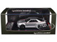 Nissan Skyline GT R BNR34 Z Tune Nismo RHD Right Hand Drive Silver Metallic with Graphics 1/64 Diecast Model Car Ignition Model IG3840