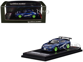 Toyota Supra JZA80 RZ RHD Right Hand Drive #9 WedsSport Blue Metallic with Graphics 1/64 Diecast Model Car Ignition Model IG3843