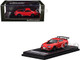 Toyota Supra JZA80 RZ RHD Right Hand Drive Red with Carbon Hood 1/64 Diecast Model Car Ignition Model IG3882