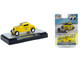 1932 Ford Three-Window Coupe MoonEyes Yellow with Black Stripe Limited Edition to 4400 pieces Worldwide 1/64 Diecast Model Car M2 Machines 31500-HS72