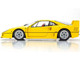 Ferrari F40 Yellow 1/18 Diecast Model Car Kyosho KS08416Y