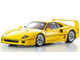 Ferrari F40 Yellow 1/18 Diecast Model Car Kyosho KS08416Y