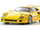 Ferrari F40 Yellow 1/18 Diecast Model Car Kyosho KS08416Y