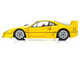 Ferrari F40 Yellow 1/18 Diecast Model Car Kyosho KS08416Y