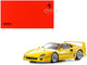 Ferrari F40 Yellow 1/18 Diecast Model Car Kyosho KS08416Y