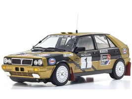 Lancia Delta HF 4WD #1 Fabrizio Tabaton Luciano Tedeschini Winner Rally Piancavallo 1987 1/18 Diecast Model Car Kyosho KS08960D