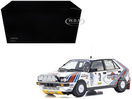 Lancia Delta HF 4WD #3 Bruno Saby Jean-Francois Fauchille Martini Racing Winner Rally Monte Carlo 1988 1/18 Diecast Model Car Kyosho KS08960F