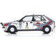 Lancia Delta HF 4WD #3 Bruno Saby Jean-Francois Fauchille Martini Racing Winner Rally Monte Carlo 1988 1/18 Diecast Model Car Kyosho KS08960F
