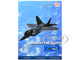 Lockheed F 22 Raptor Stealth Aircraft Splinter Camouflage United States Air Force Air Power Series 1/72 Diecast Model Hobby Master HA2831