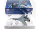 Shenyang J 11A Fighter Aircraft 40547 Golden Helmet 2014 People s Liberation Army Air Force with 1/8 Scale Golden Helmet Air Power Series 1/72 Diecast Model Hobby Master HA6023
