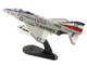McDonnell Douglas F 4J Phantom II Fighter Bomber Aircraft 153828 MCAS Iwakuni Japan 1976 United States Marine Corps Air Power Series 1/72 Diecast Model Hobby Master HA19078